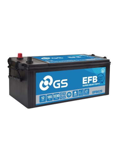 Batteria Avviamento  GS EFB SHD EFB629  12V 185AH 1230A +Sx - B