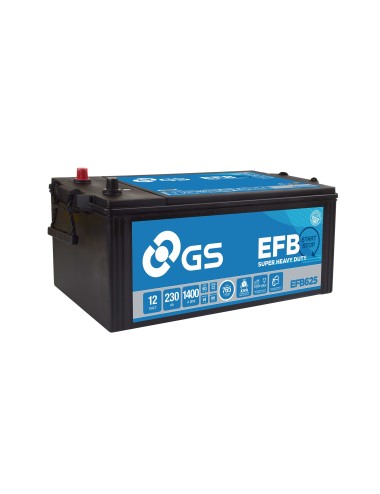 Batteria Avviamento  GS EFB SHD EFB625  12V 230AH 1400A +S - C