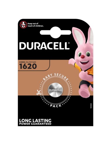 Blister Pila Bottone al Litio  DURACELL ELECTRONICS  n1 Pile - 3V - CR1620 - DL1620