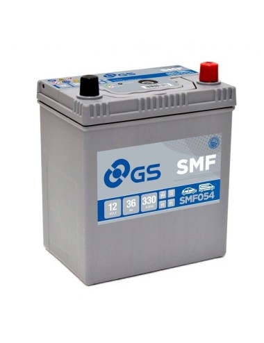 Batteria Avviamento  GS SMF JIS SMF054  12V 36AH 330A +Dx - B19L