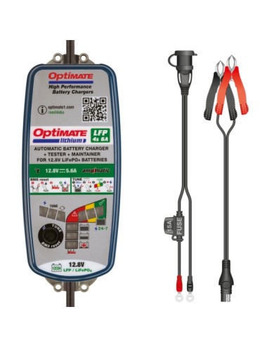 Caricabatterie Multifunzione  OPTIMATE Lithium 4s 6A  12.8V 6A