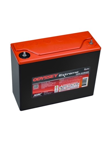 Batteria Applicazioni Professionali  ODYSSEY EXTREME ODS-AGM40E  12V 45AH 500A - +Dx