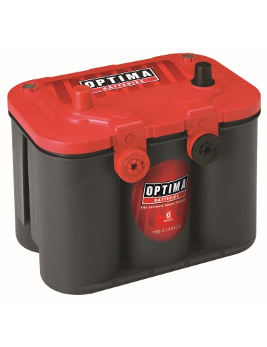 Batteria Applicazioni Professionali  OPTIMA RED TOP RTU-4.2  12V 50AH 815A +Sx +FRONTAL - 34L/78L