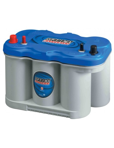 Batteria Applicazioni Professionali  OPTIMA BLUE TOP BTDC-5.0  12V 66AH 845A +Sx - 27L MARINE